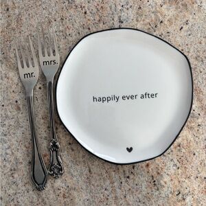 Happily Ever After Plate and Fork Set